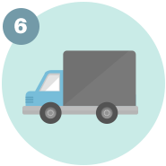 ขั้นตอนที่ 6 รอรับสินค้า ขั้นตอนที่ 6